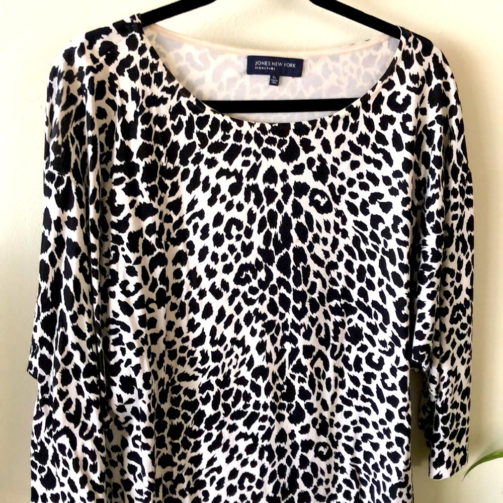Cheetah pattern tunic